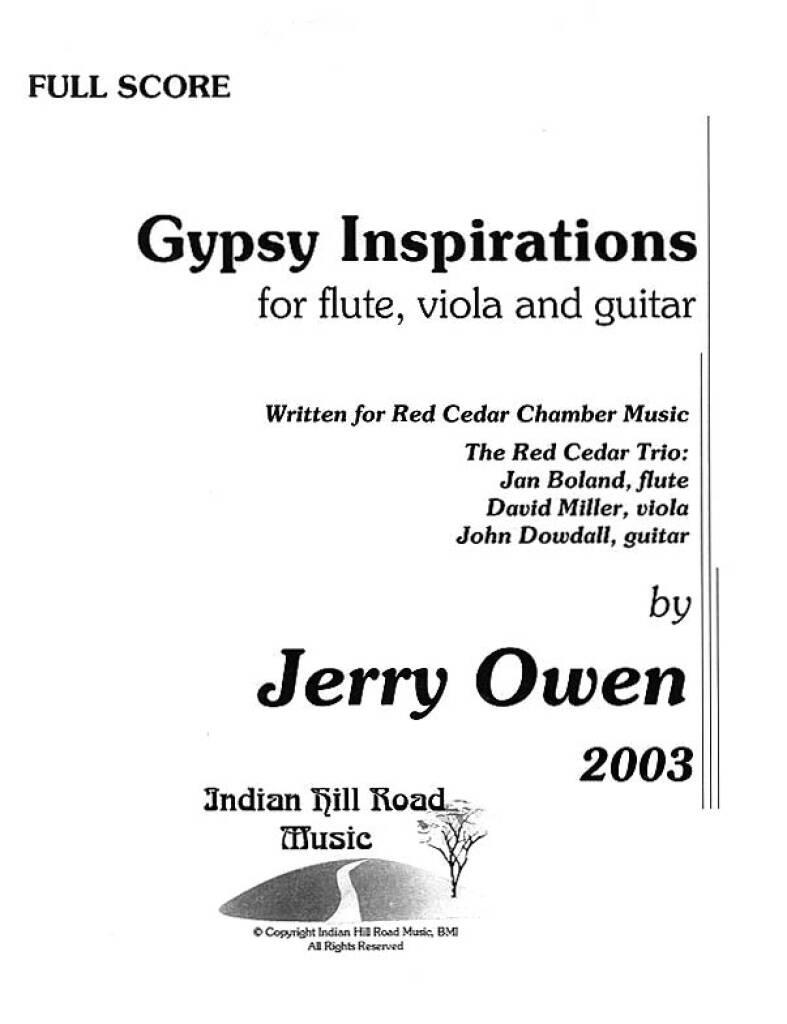 Gypsy Inspirations - Fl-vla-gtr - Owen